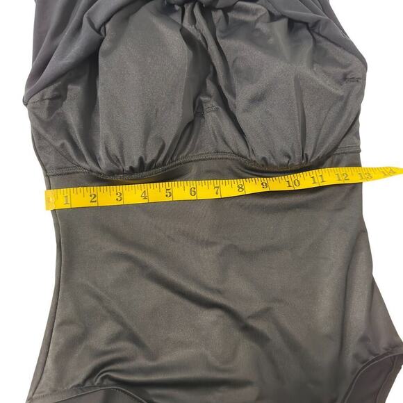 NWTs Magicsuit by Miraclesuit Solid Parker Swim Dress (10) - Picture 9 of 15